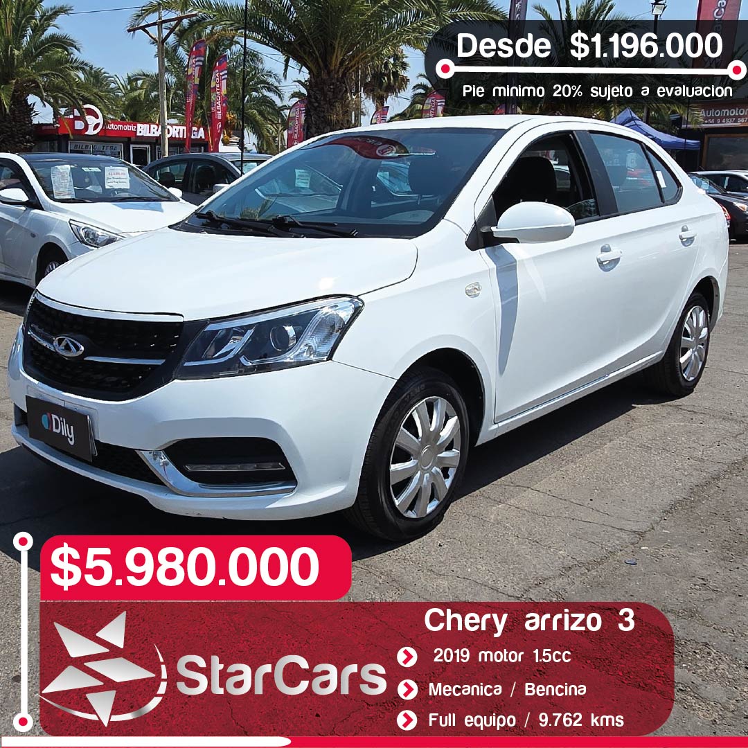 CHERY ARRIZO 3 2019 1.5cc