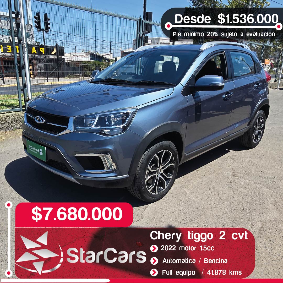CHERY TIGGO 2 GLS CVT AUTOMATICA 2022 1.5cc