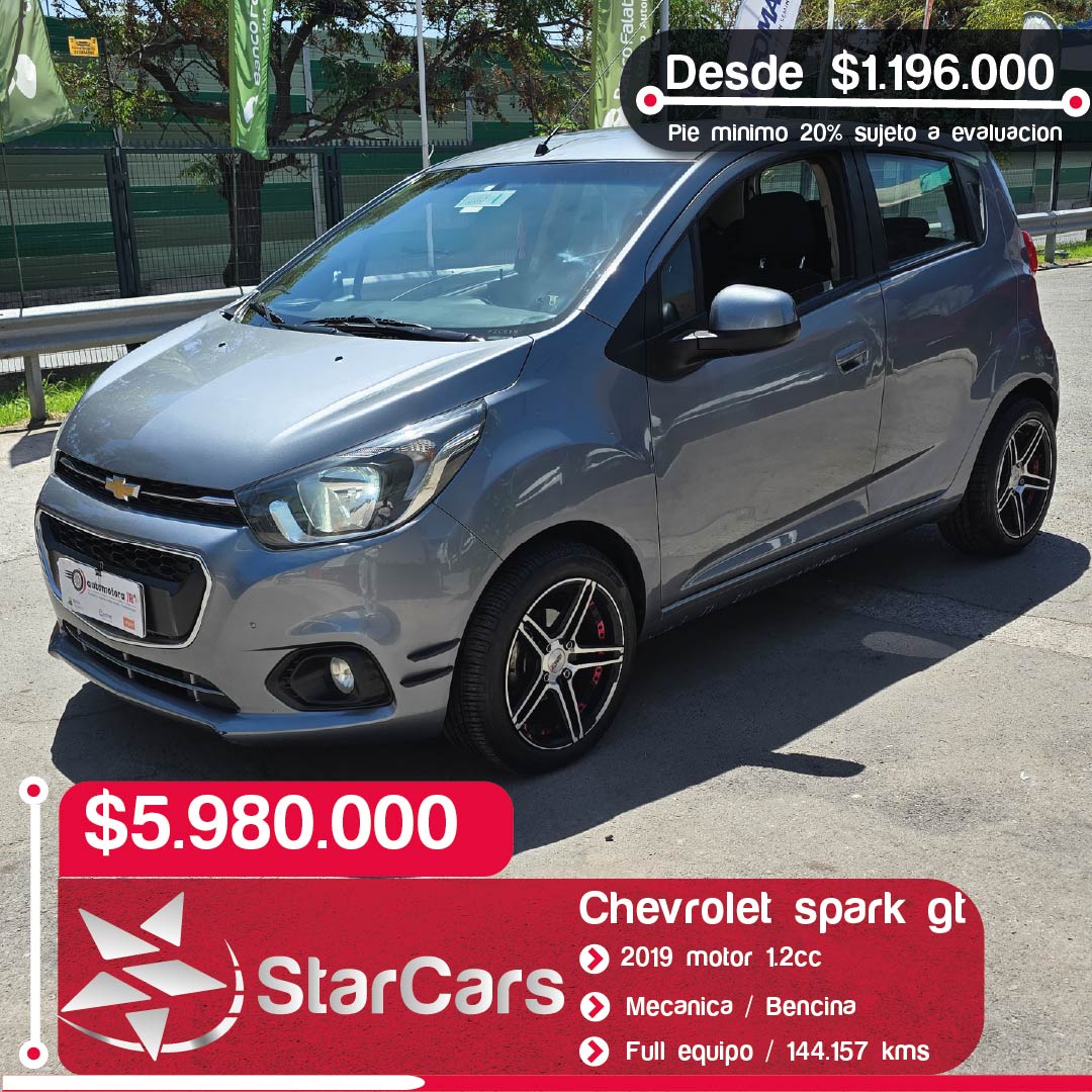 CHEVROLET SPARK GT Año 2019 1.2cc