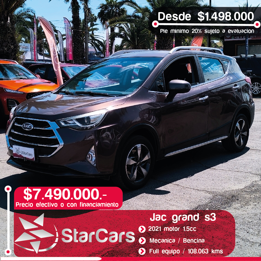 JAC GRAND S3 Año 2021 1.6cc