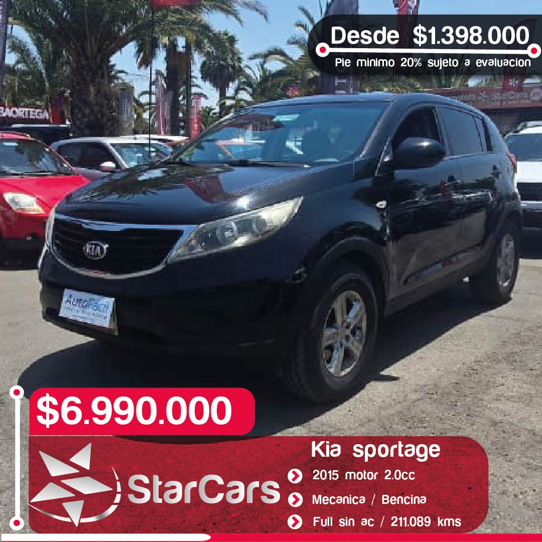 KIA SPORTAGE 2015 2.0cc