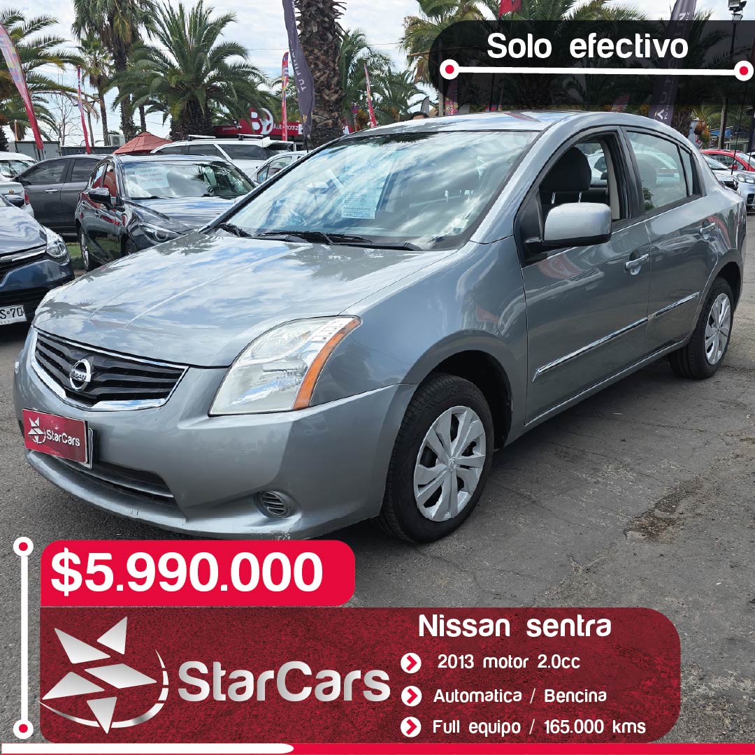 NISSAN SENTRA AUTOMATICA 2013 2.0cc