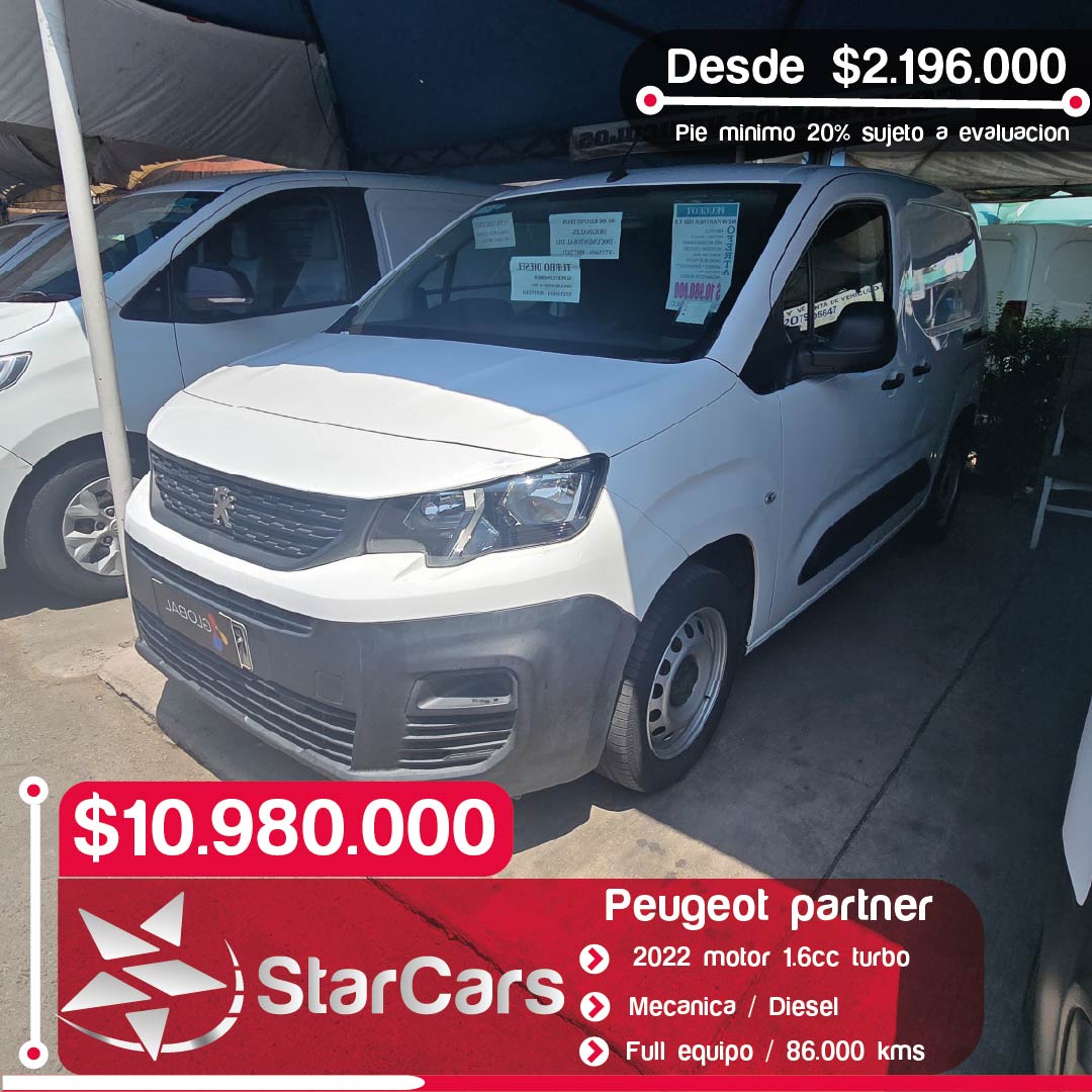 PEUGEOT NEW PARTNER HDI 1.6 2022 1.6cc