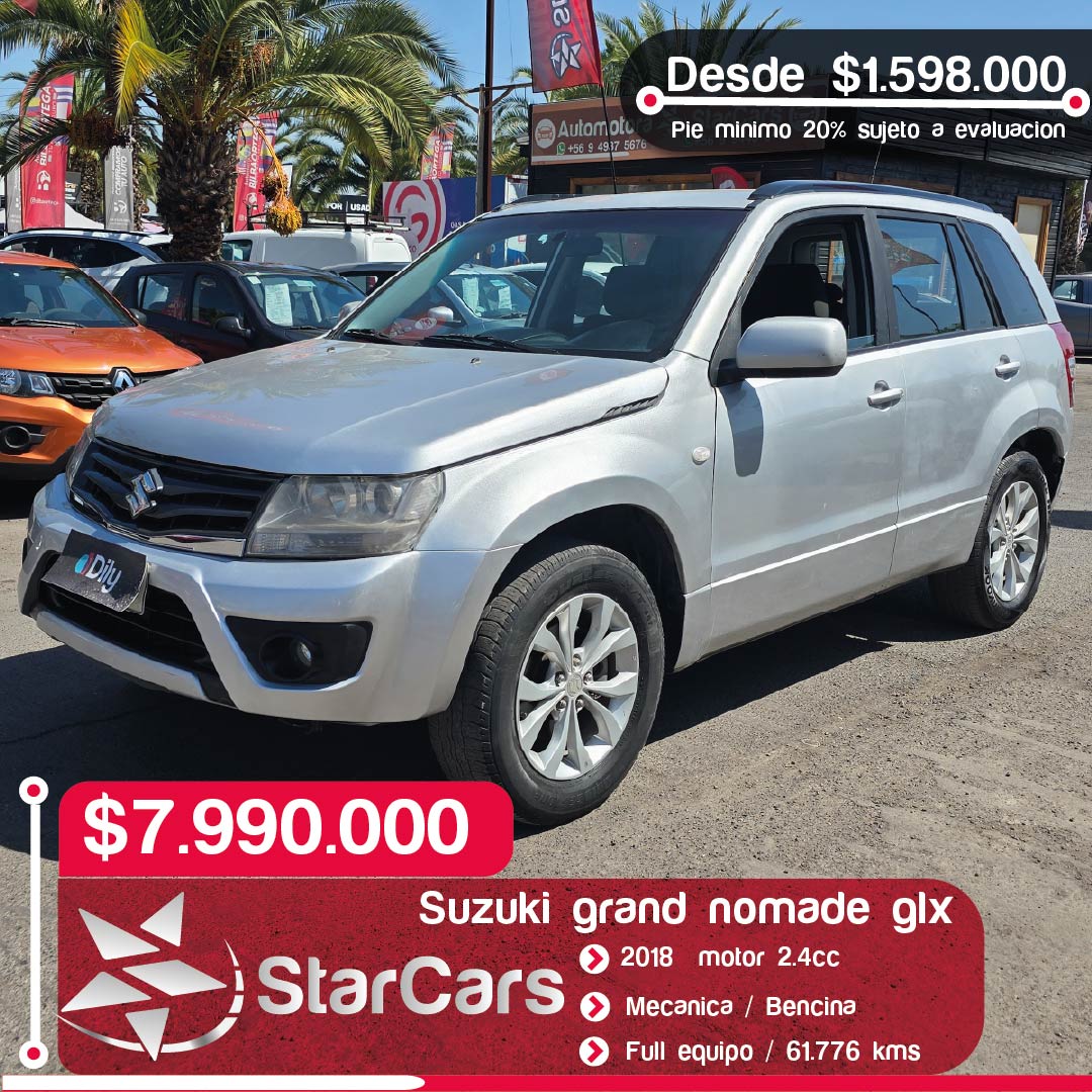 SUZUKI GRAND NOMADE Año 2018 2.4cc