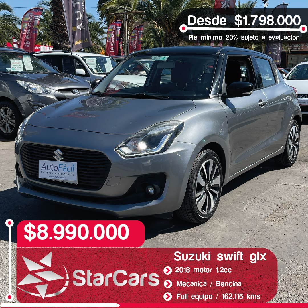 SUZUKI SWIFT Año 2018 1.2cc
