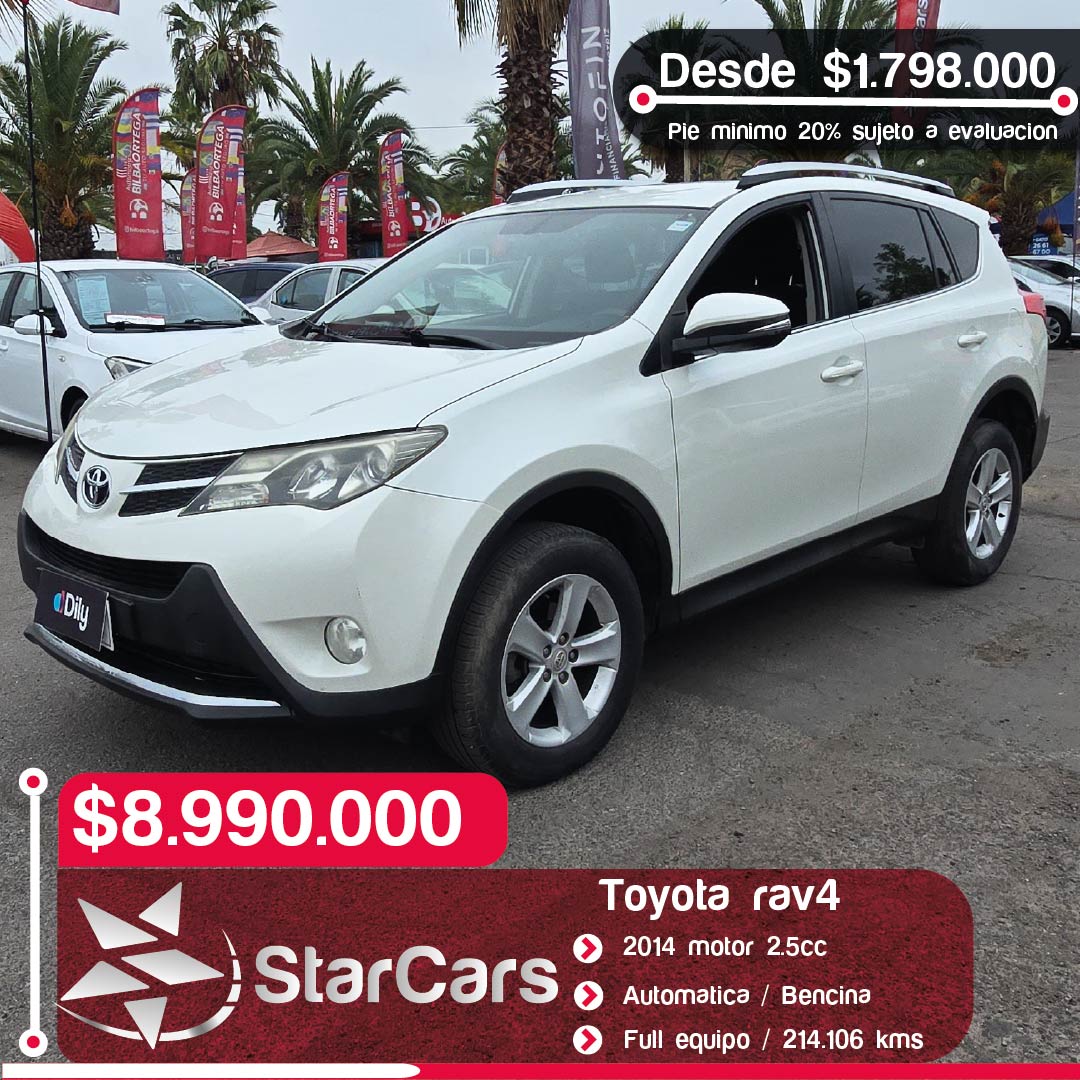 TOYOTA RAV4 AUTOMATICA 2014 2.5cc