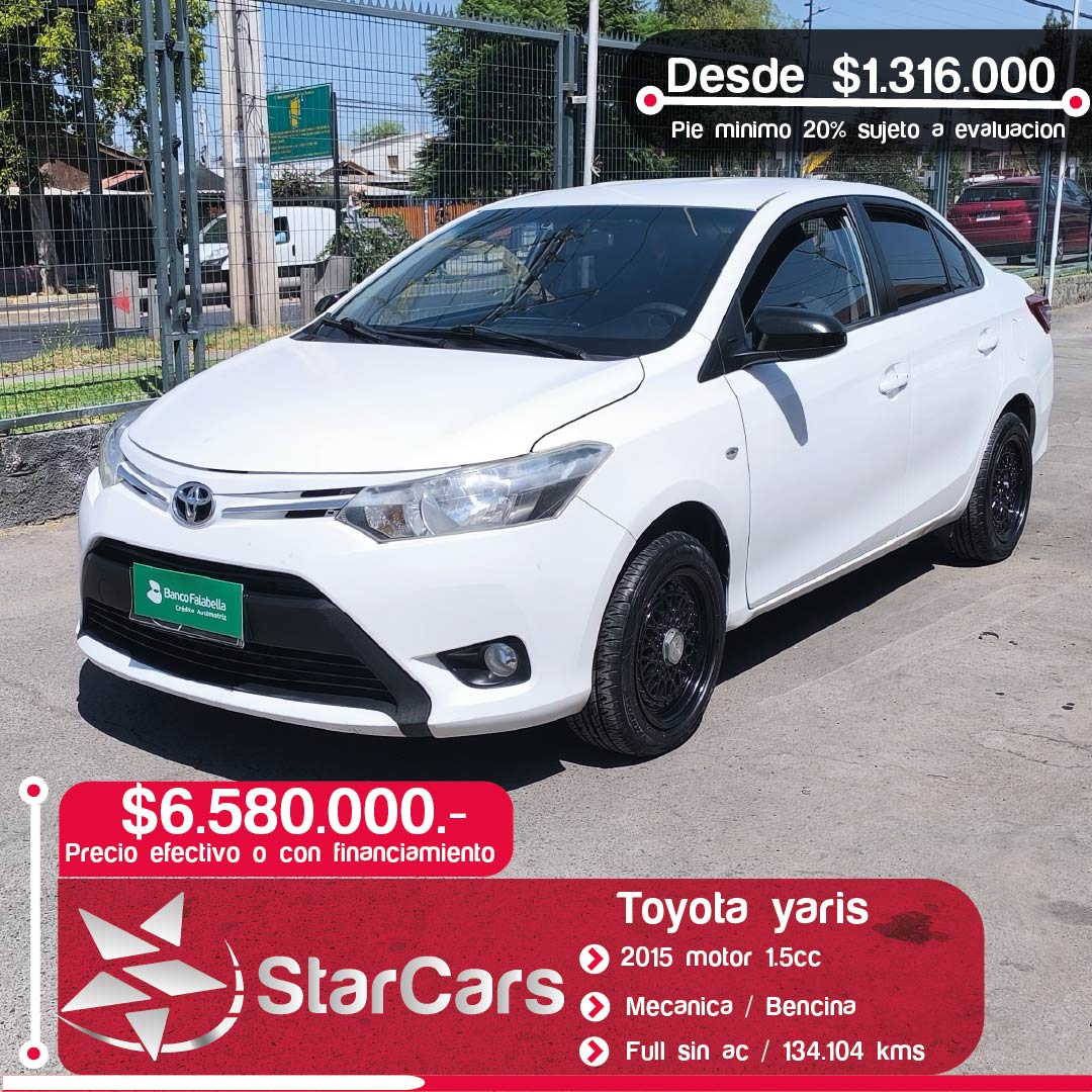 TOYOTA YARIS 2015 1.5cc