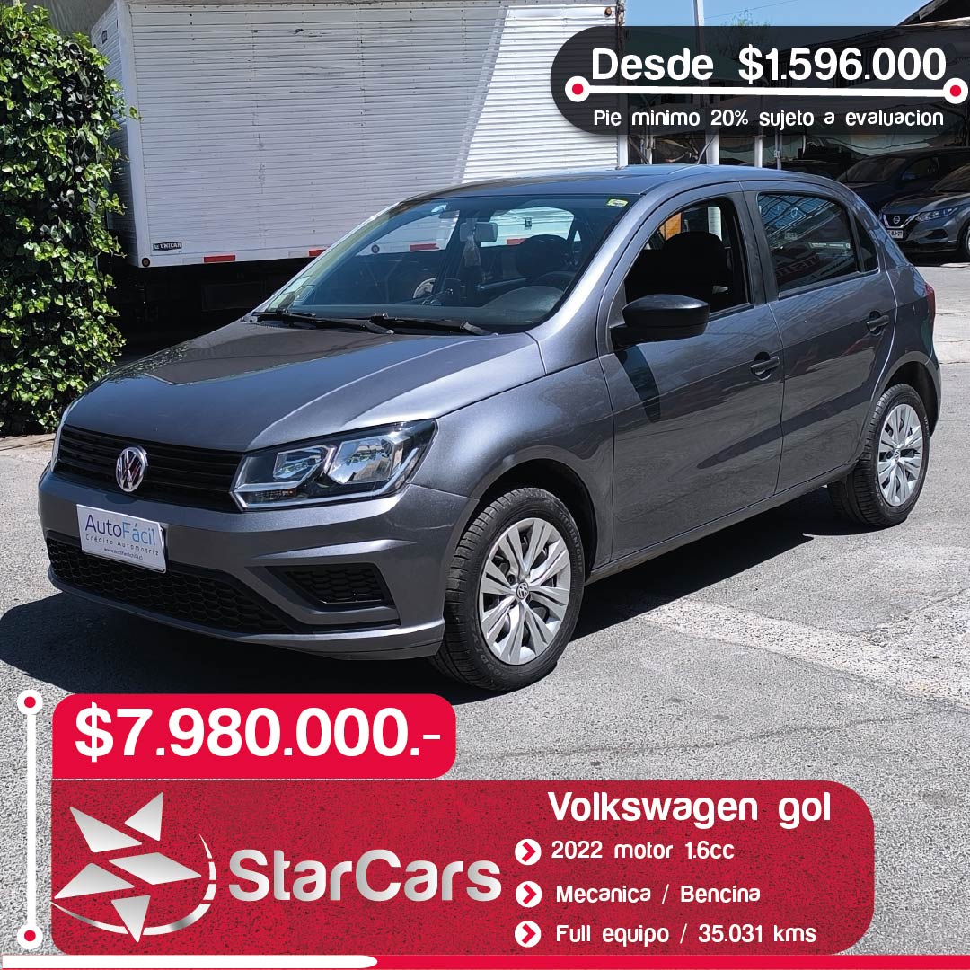 VOLKSWAGEN GOL Año 2022 1.6cc