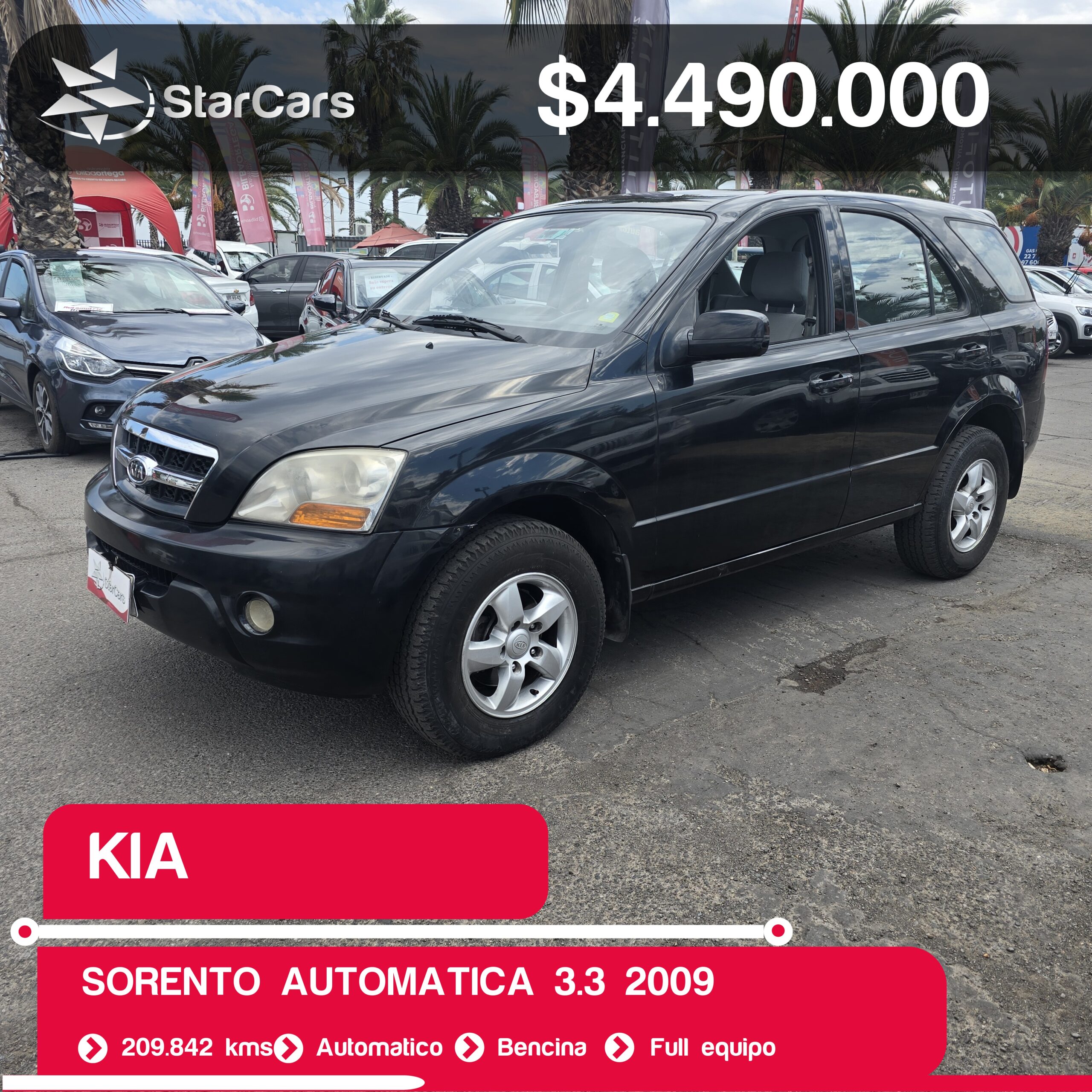 KIA SORENTO AUTOMATICA 2009 3.3CC