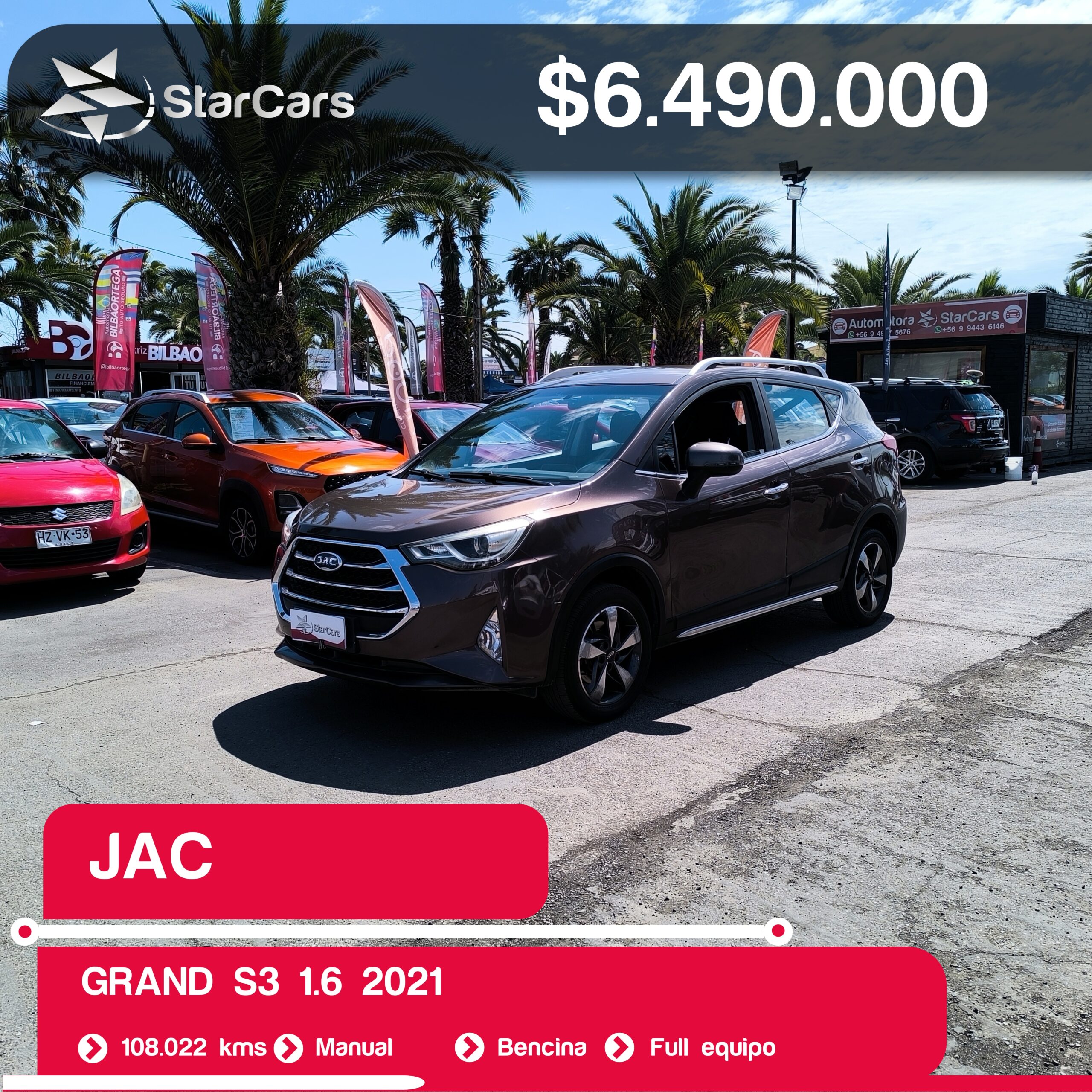 JAC GRAND S3 2021 1.6CC