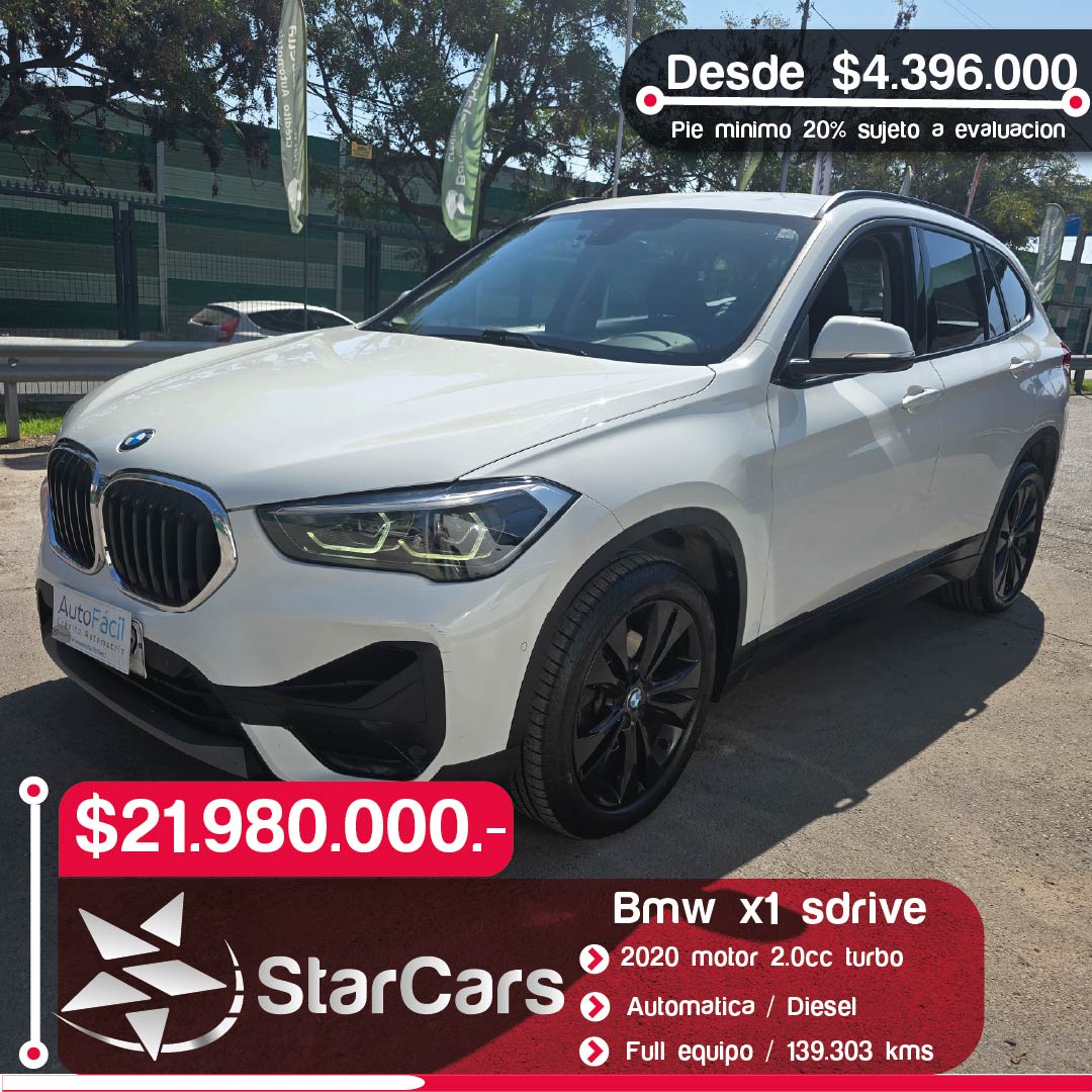 BMW X1 AUTOMATICA DIESEL 2020 2.0cc