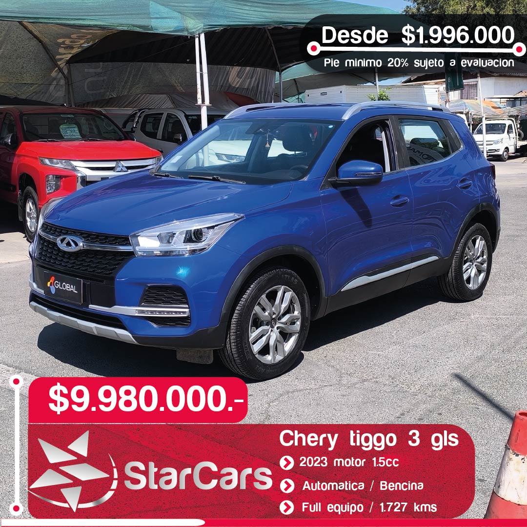 CHERY TIGGO 3 GLS AUTOMATICA 2023 1.5cc