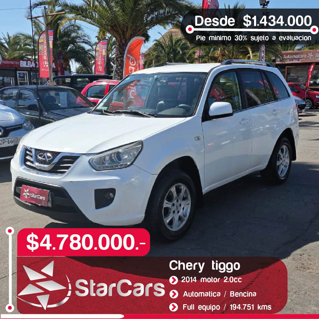 CHERY TIGGO AT 2014 2.0cc