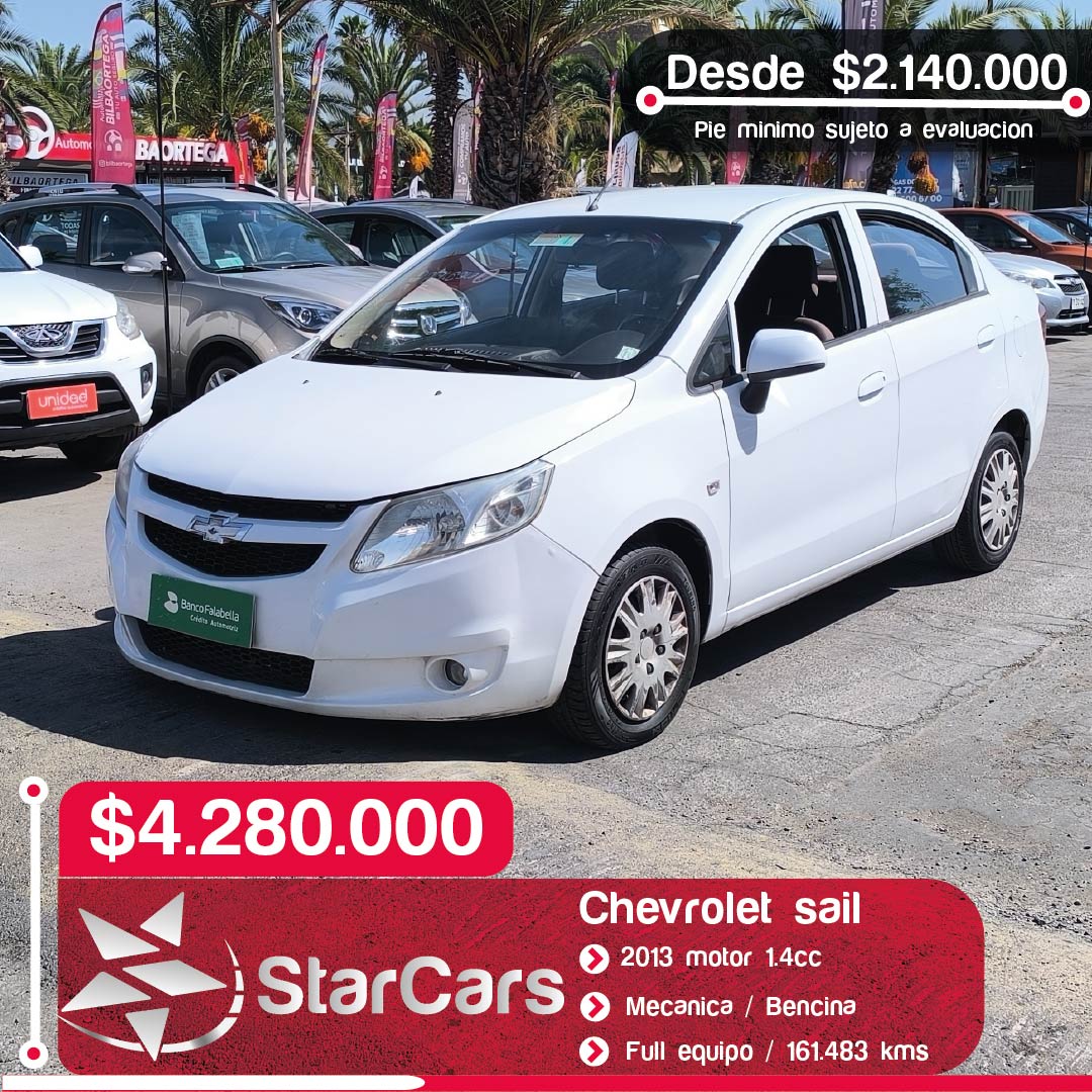 CHEVROLET SAIL 2013 1.4cc