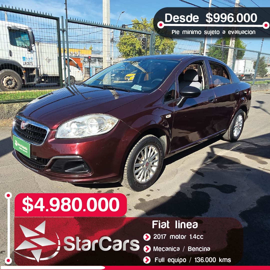 FIAT LINEA 2017 1.4cc