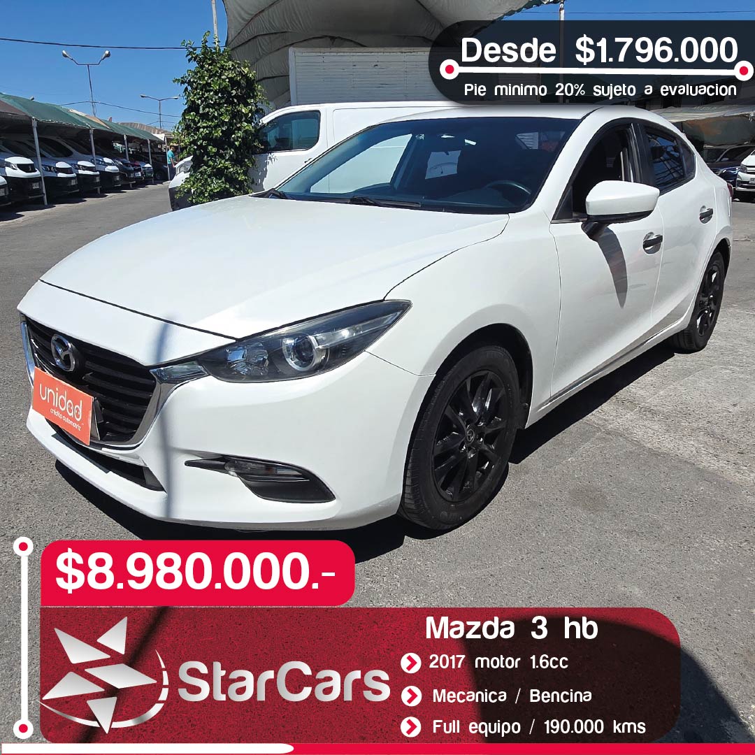 MAZDA 3 HB 2017 1.6cc