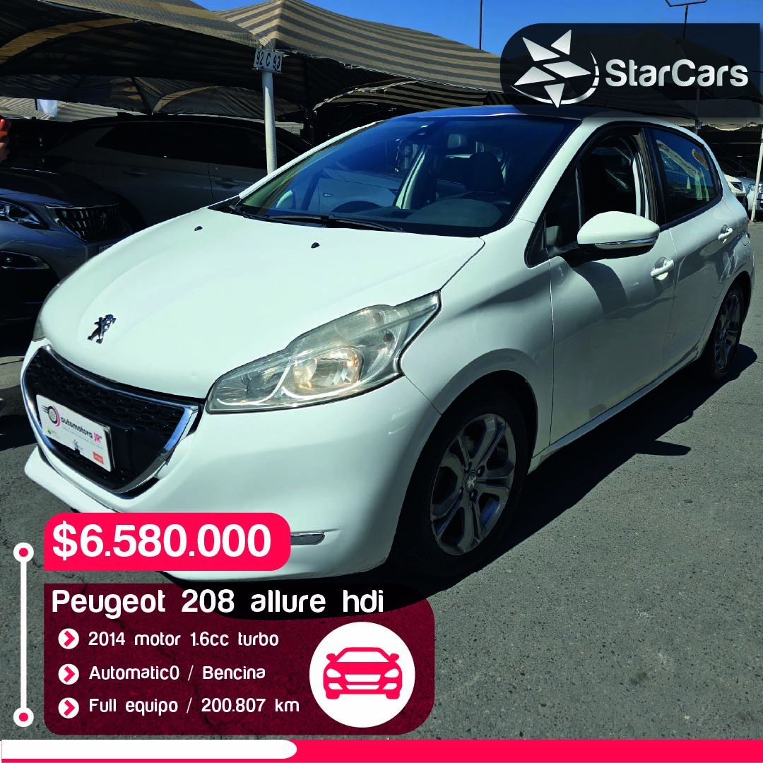 PEUGEOT 208 ALLURE HDI 2014 1.6