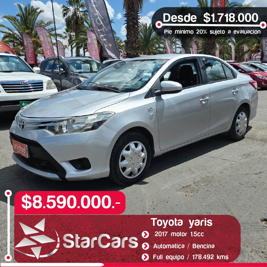 TOYOTA YARIS 2017 1.5cc