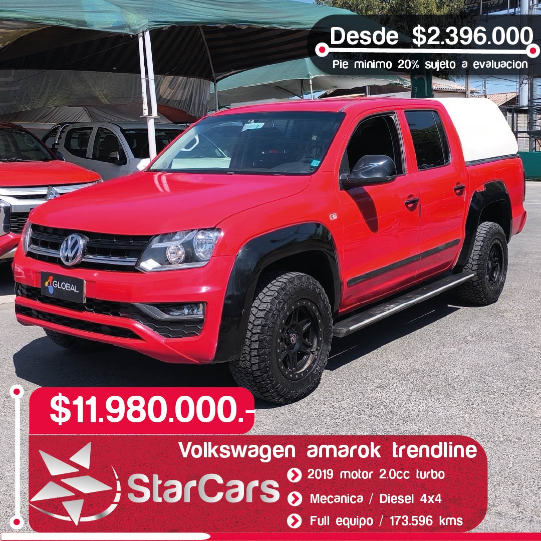 VOLKSWAGEN AMAROK TRENDLINE 4X4 DIESEL 2019 2.0cc