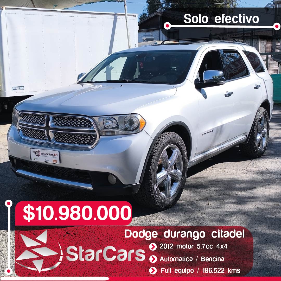 DODGE DURANGO CITADEL AWD AUTOMATICA 2012 5.7