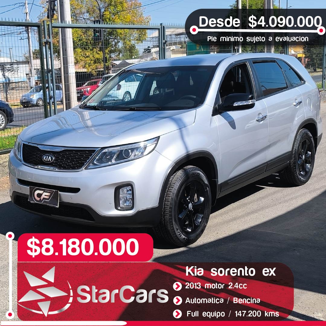 KIA SORENTO EX AUTOMATICA BENCINA 2013 2.4