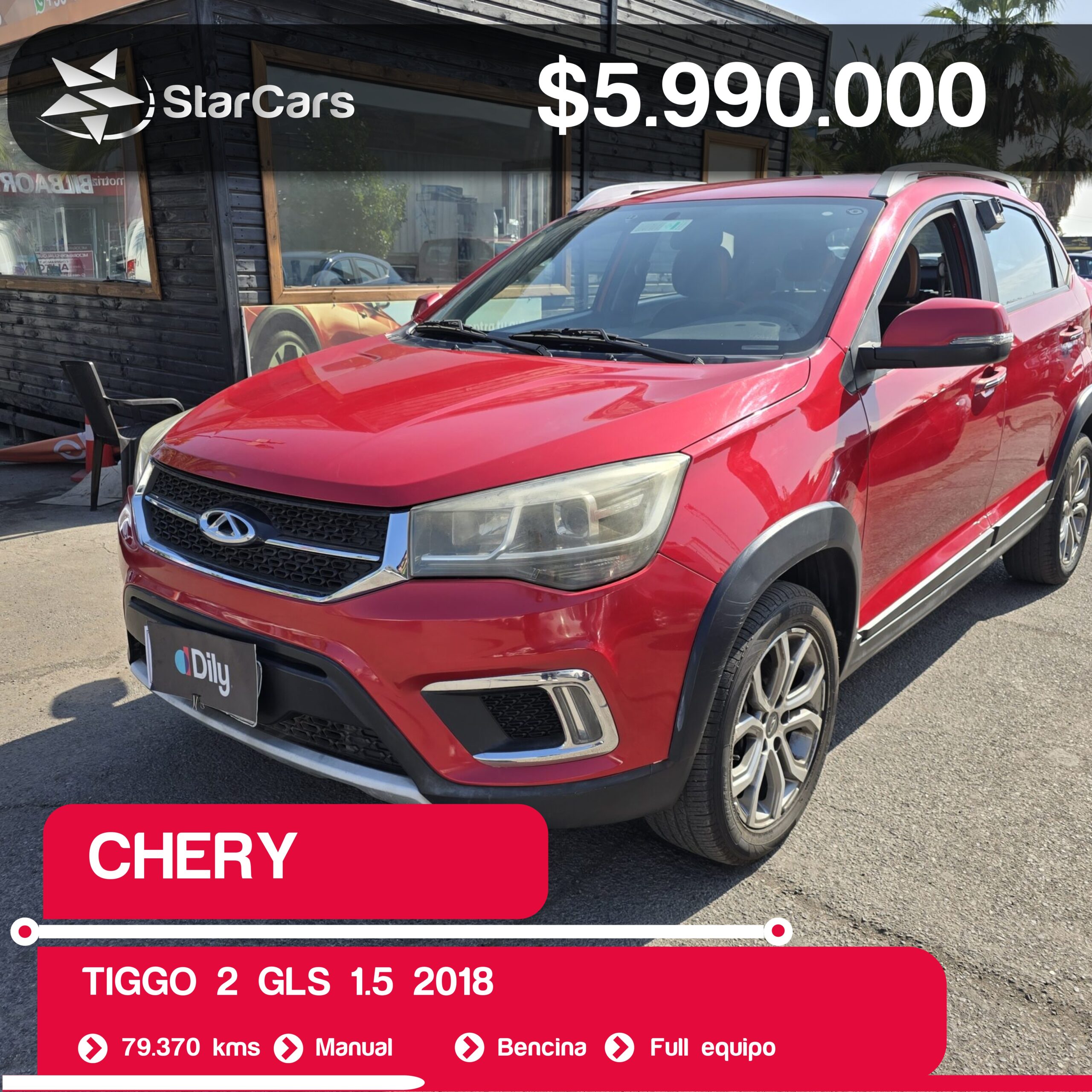 CHERY TIGGO 2 GLS 2018 1.5CC