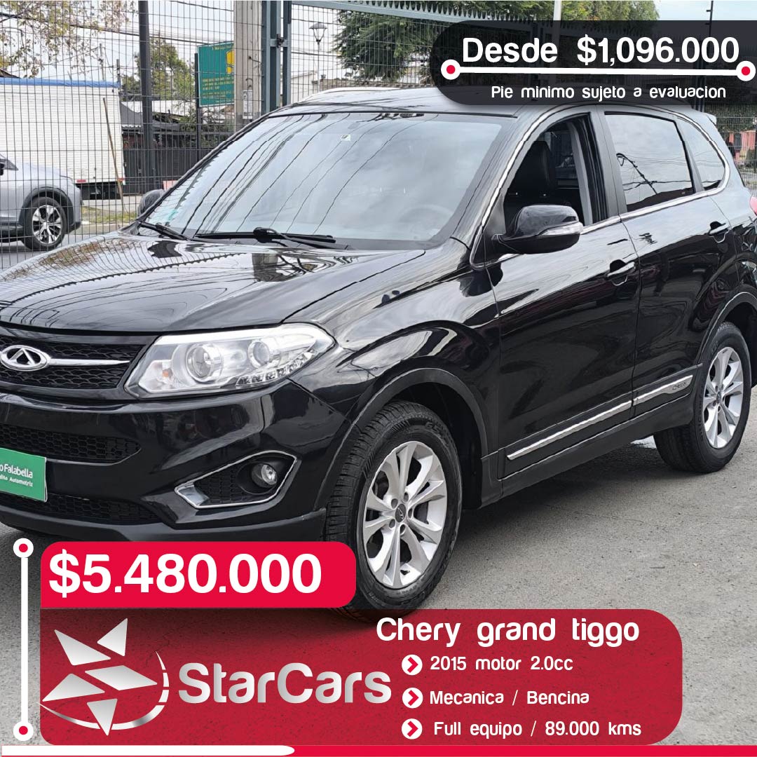 CHERY  GRAND TIGGO GLS  2015 2.0CC