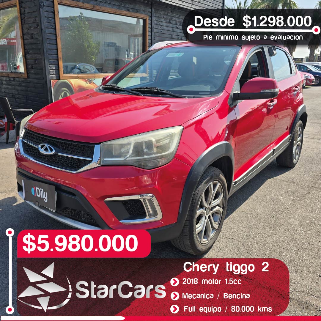CHERY TIGGO 2 GLS 2018 1.5cc
