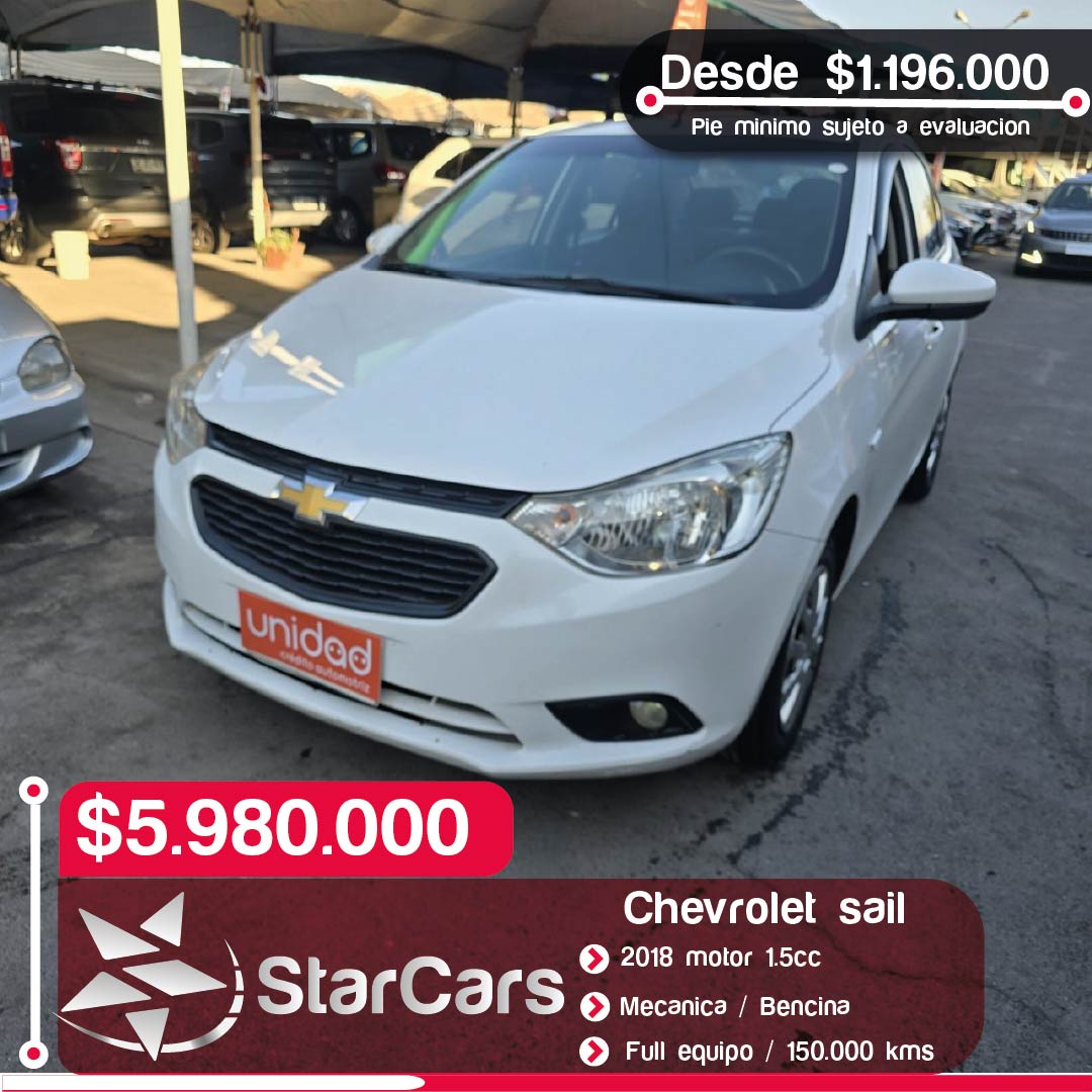 CHEVROLET  SAIL 2018 1.5CC