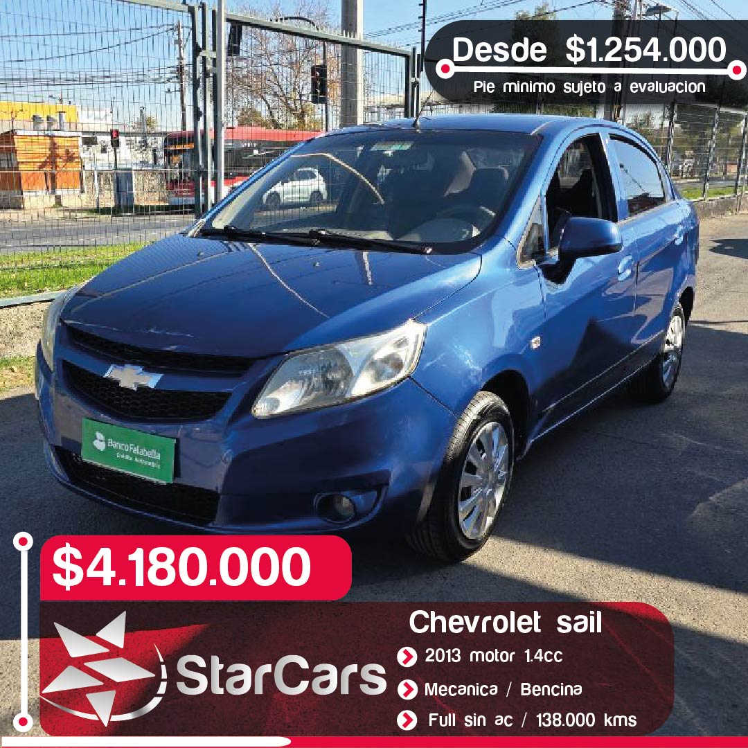 CHEVROLET  SAIL 2013 1.4CC