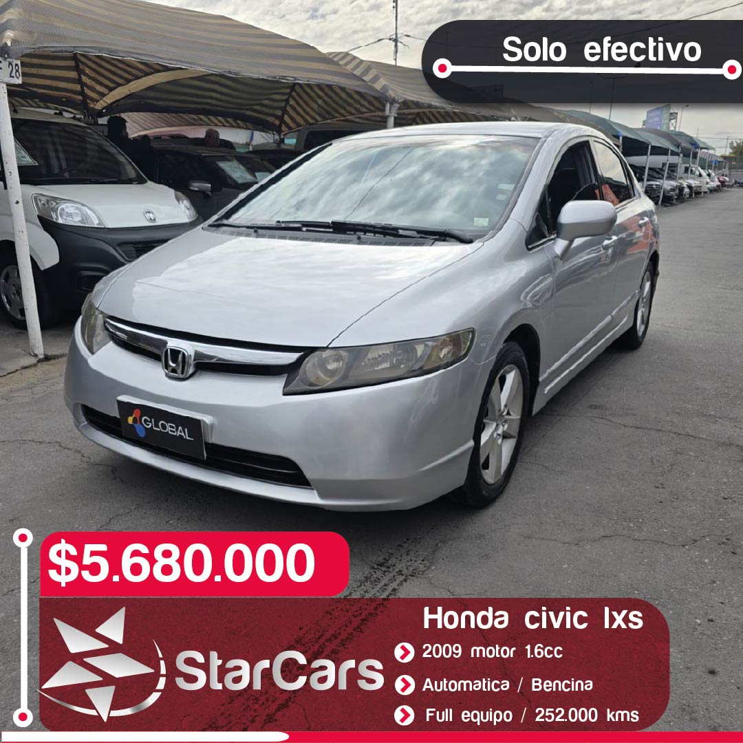 HONDA CIVIC LXS 2009 1.6CC