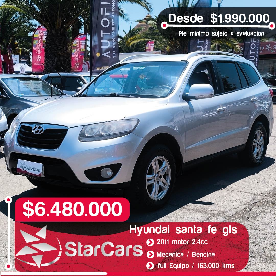 HYUNDAI  SANTA FE GLS 2011 2.4cc