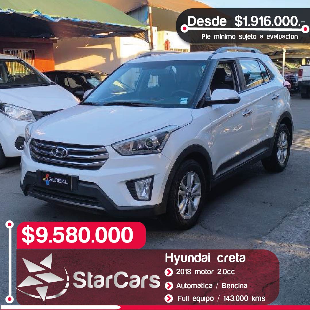 HYUNDAI  CRETA AUTOMATICA  2018 2.0CC