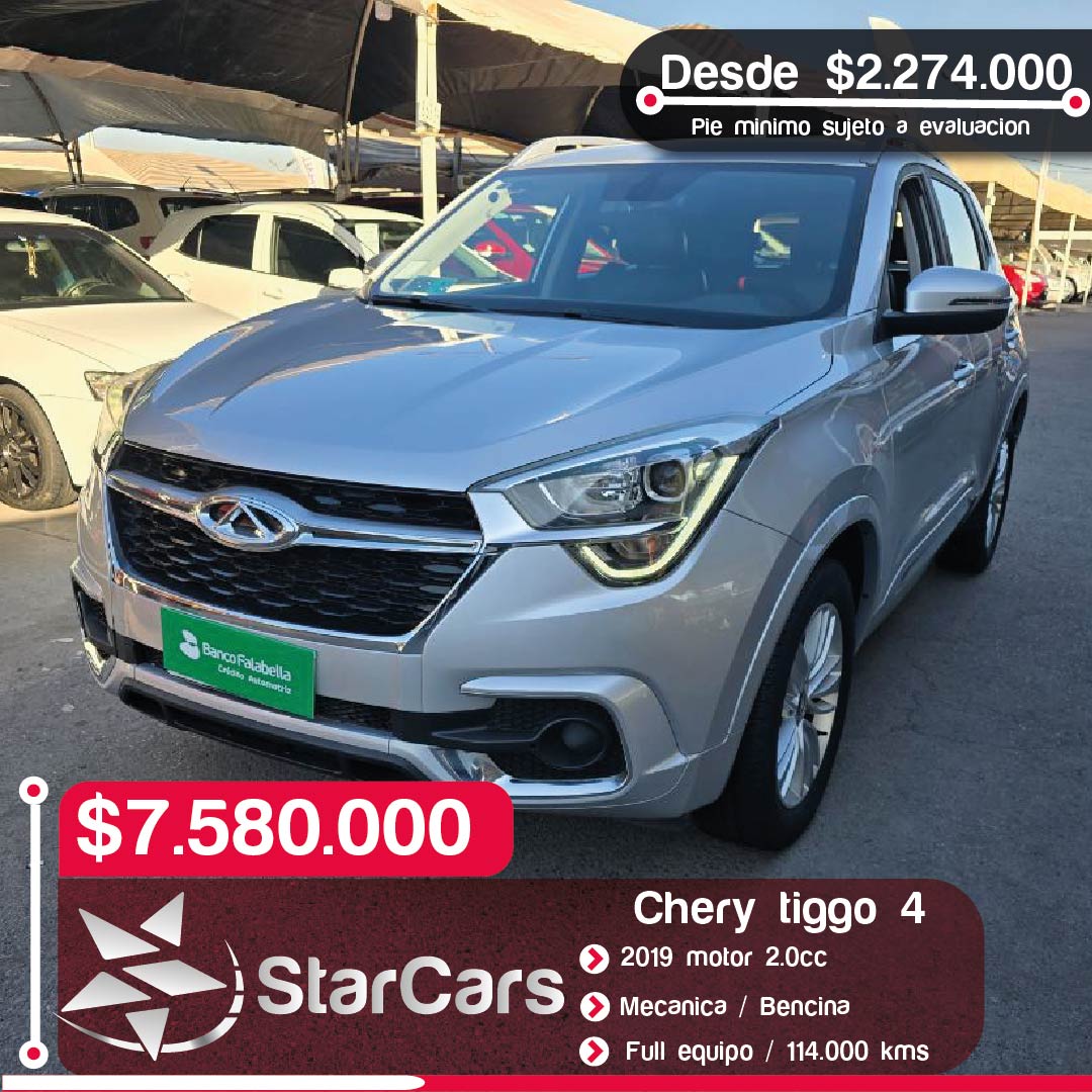 CHERY TIGGO 4 2019 2.0CC