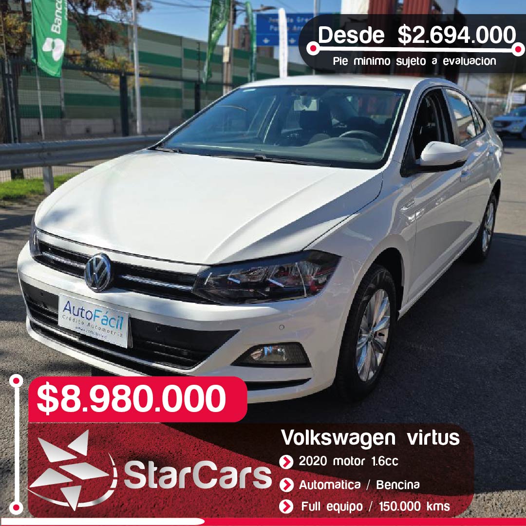 VOLKSWAGEN  VIRTUS 2020 1.6CC