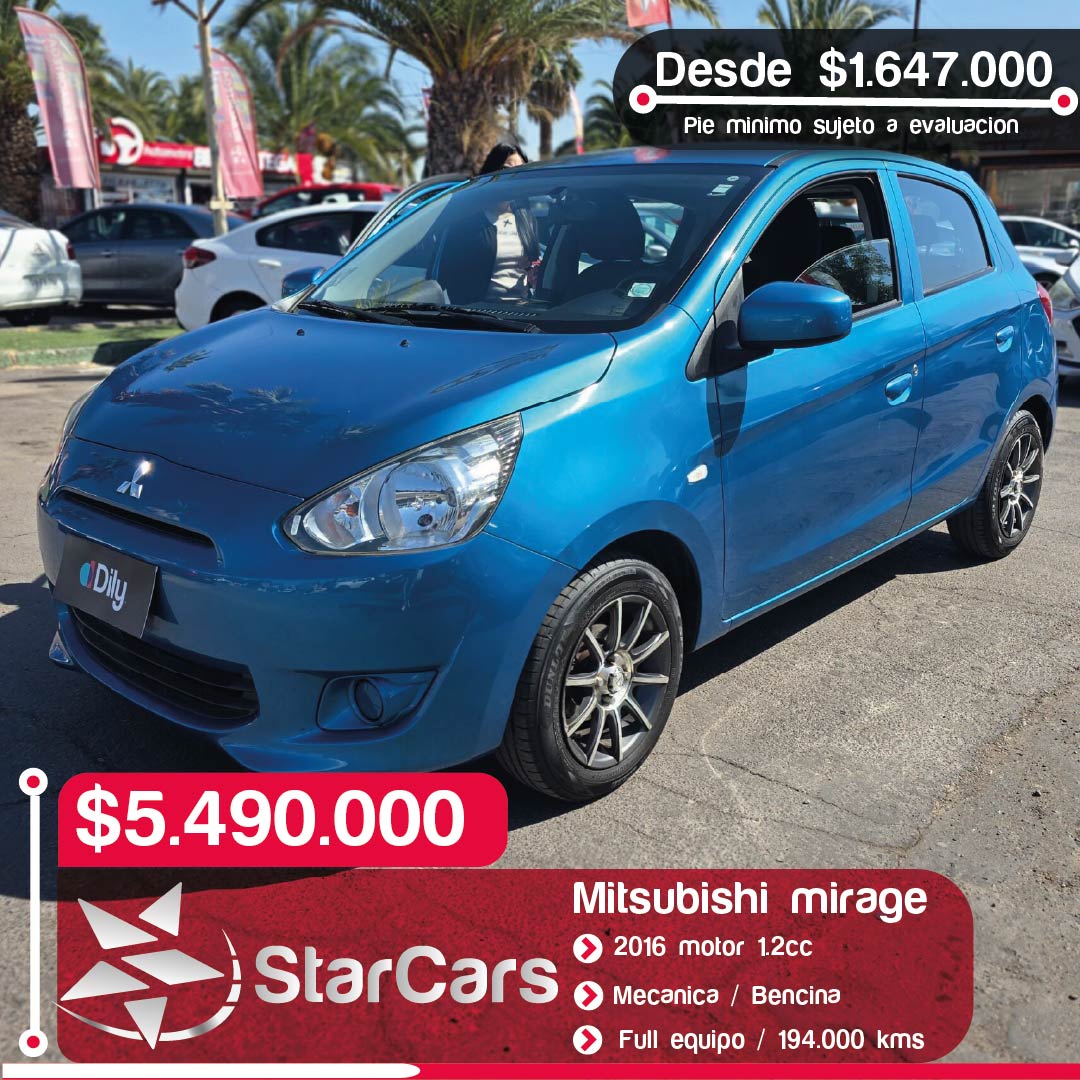 MITSUBISHI MIRAGE 2016 1.2