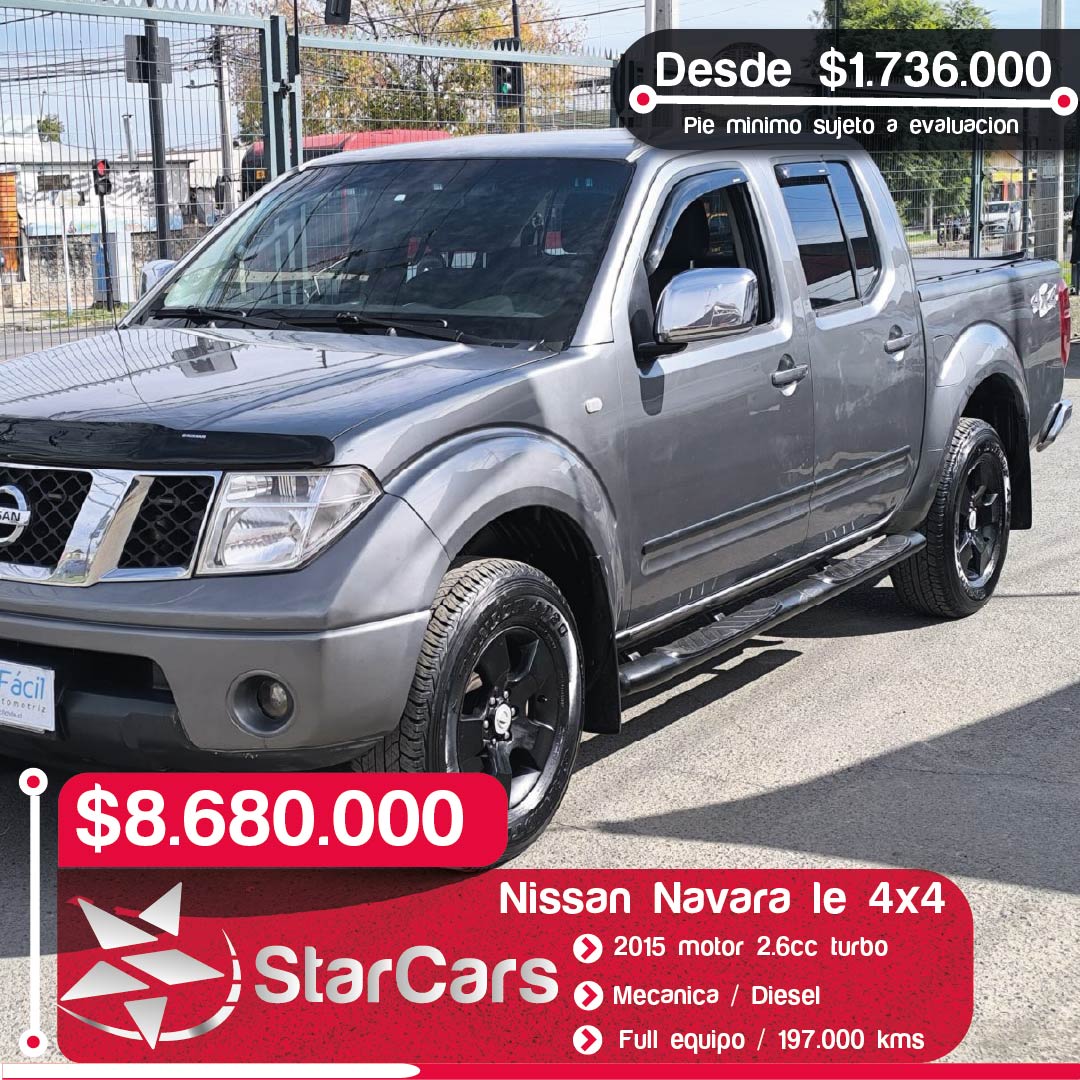 NISSAN  NAVARA 4X4 DIESEL 2015 2.5CC