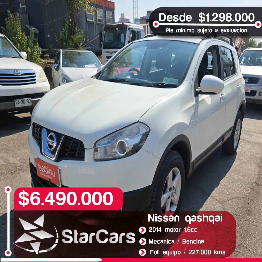 NISSAN QASHQAI 2014 1.6cc