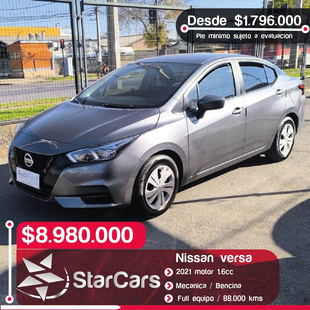 NISSAN  VERSA  2022 1.6CC