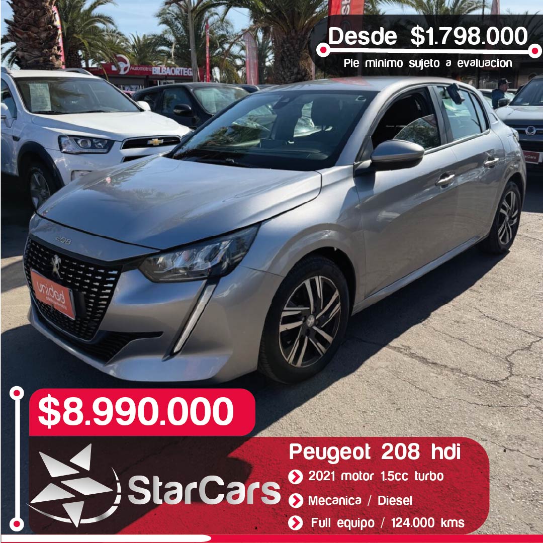 PEUGEOT 208 2021 1.5CC