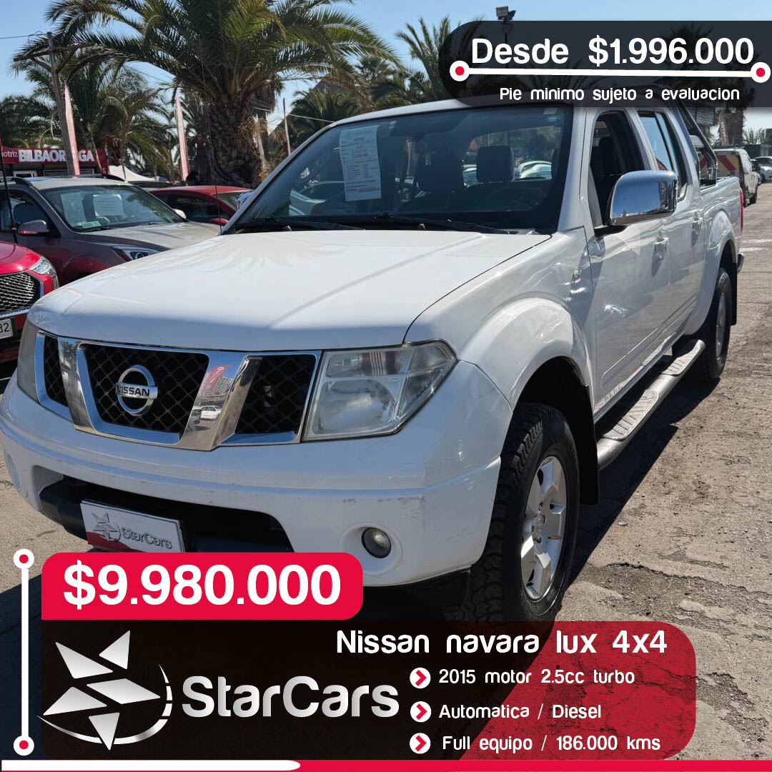 NISSAN NAVARA 4X4 AUTOMATICA 2015 2.5CC