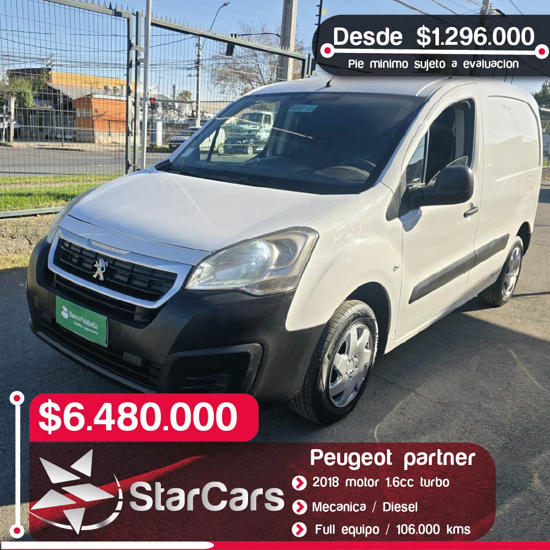 PEUGEOT  PARTNER 2018 1.6CC
