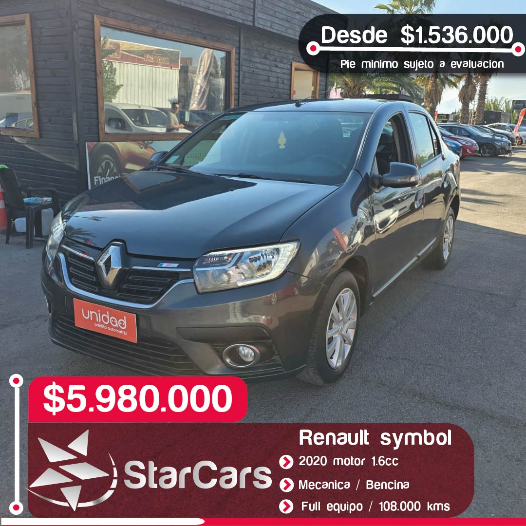 RENAULT SYMBOL  2020 1.6CC