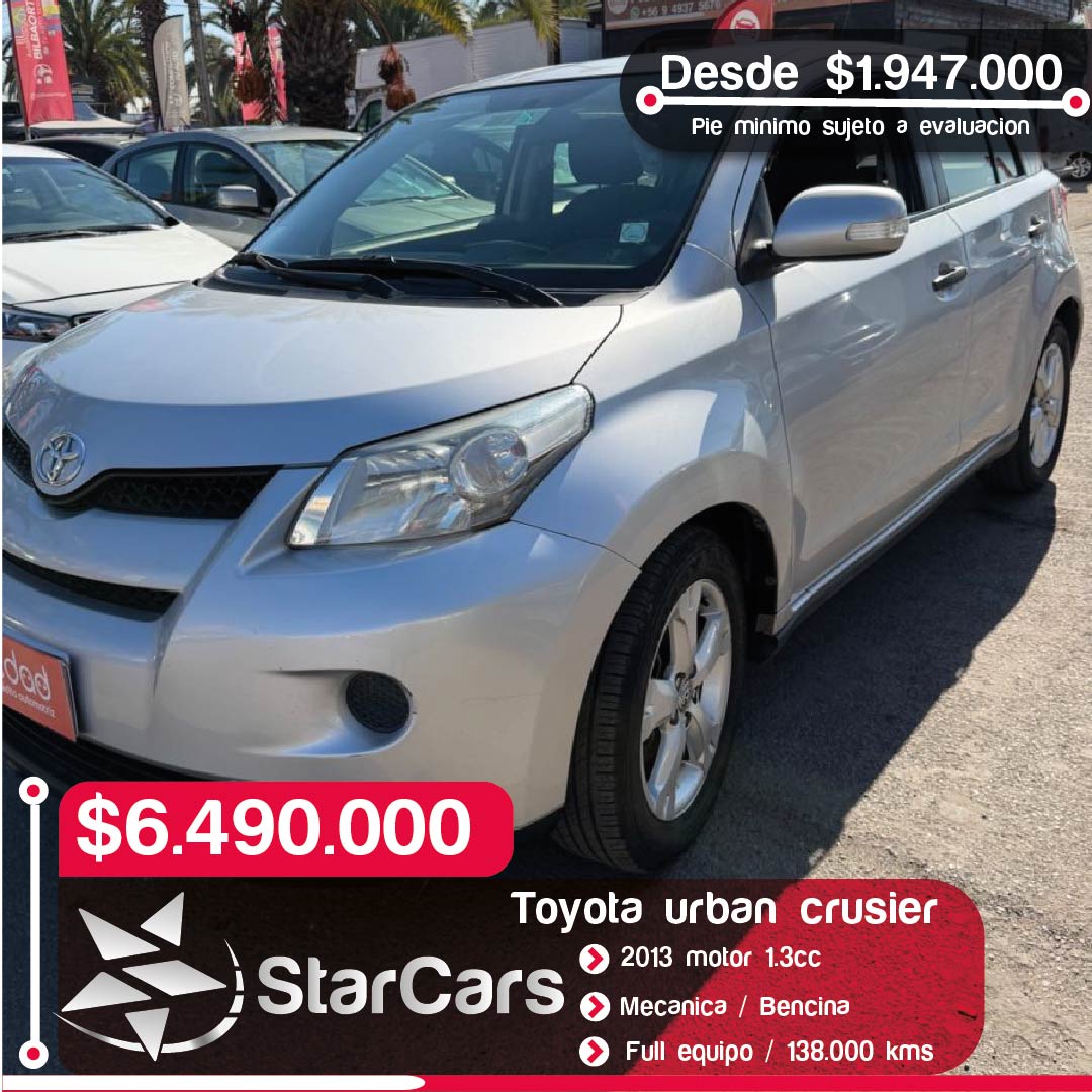 TOYOTA URBAN  2013 1.3CC