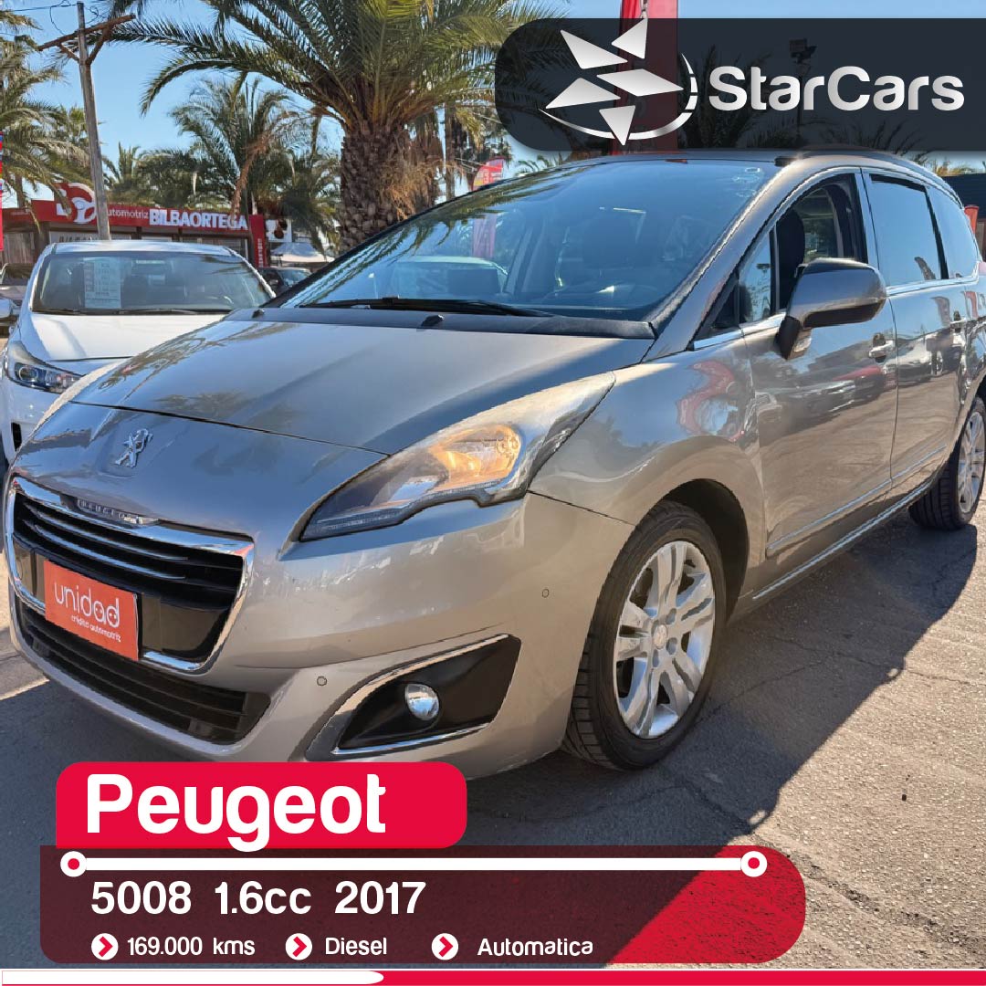 PEUGEOT 5008 AUTOMATICA DIESEL 2017 1.6CC