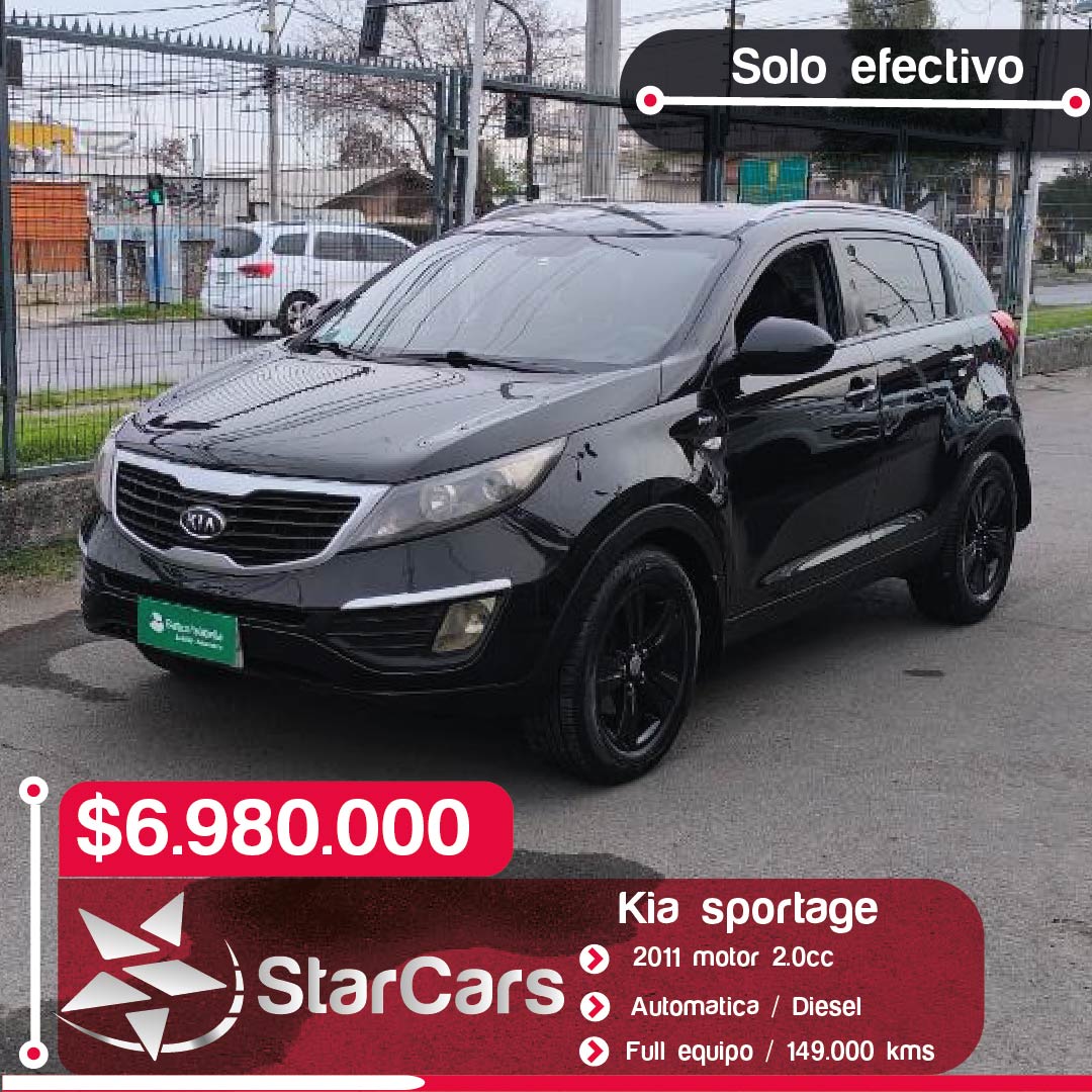 KIA  SPORTAGE AUTOMATICA DIESEL  2011 2.0CC