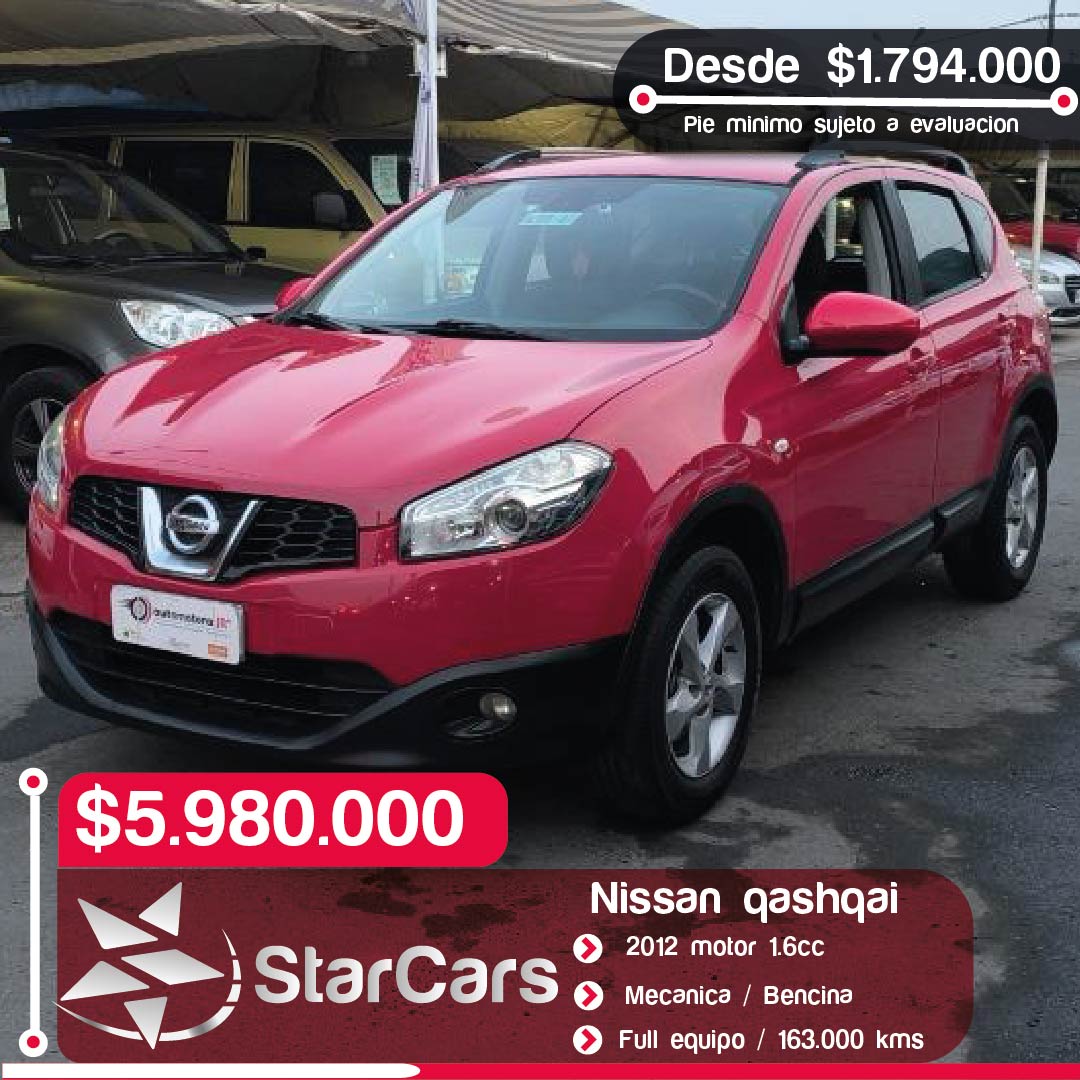 NISSAN  QASHQAI  2012 1.6CC