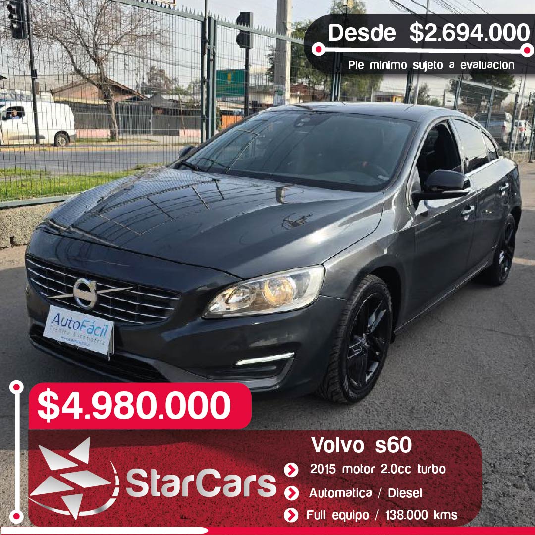 VOLVO S-60 2015 2.0CC
