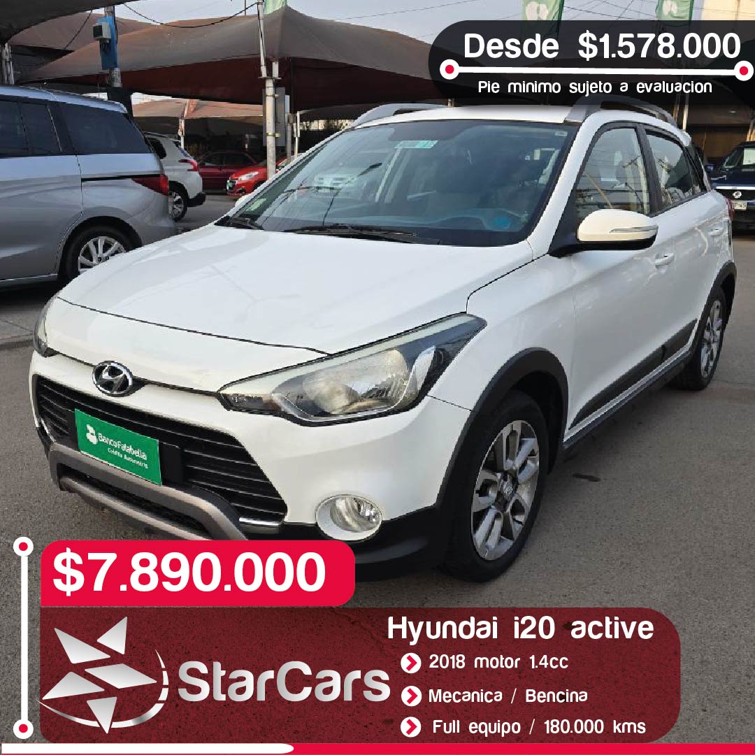 HYUNDAI  I20 ACTIVE 2017 1.4CC