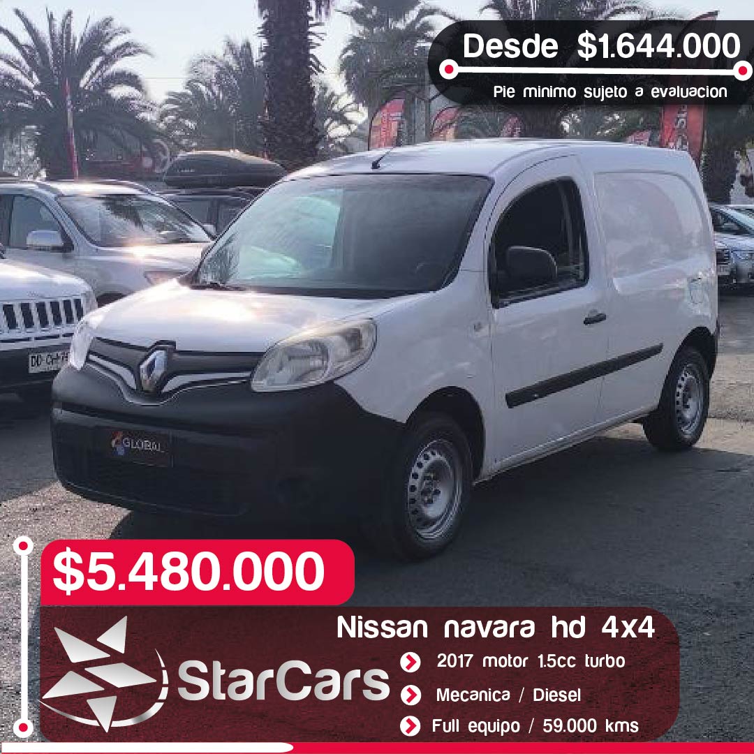 RENAULT  KANGOO  2017 1.5CC